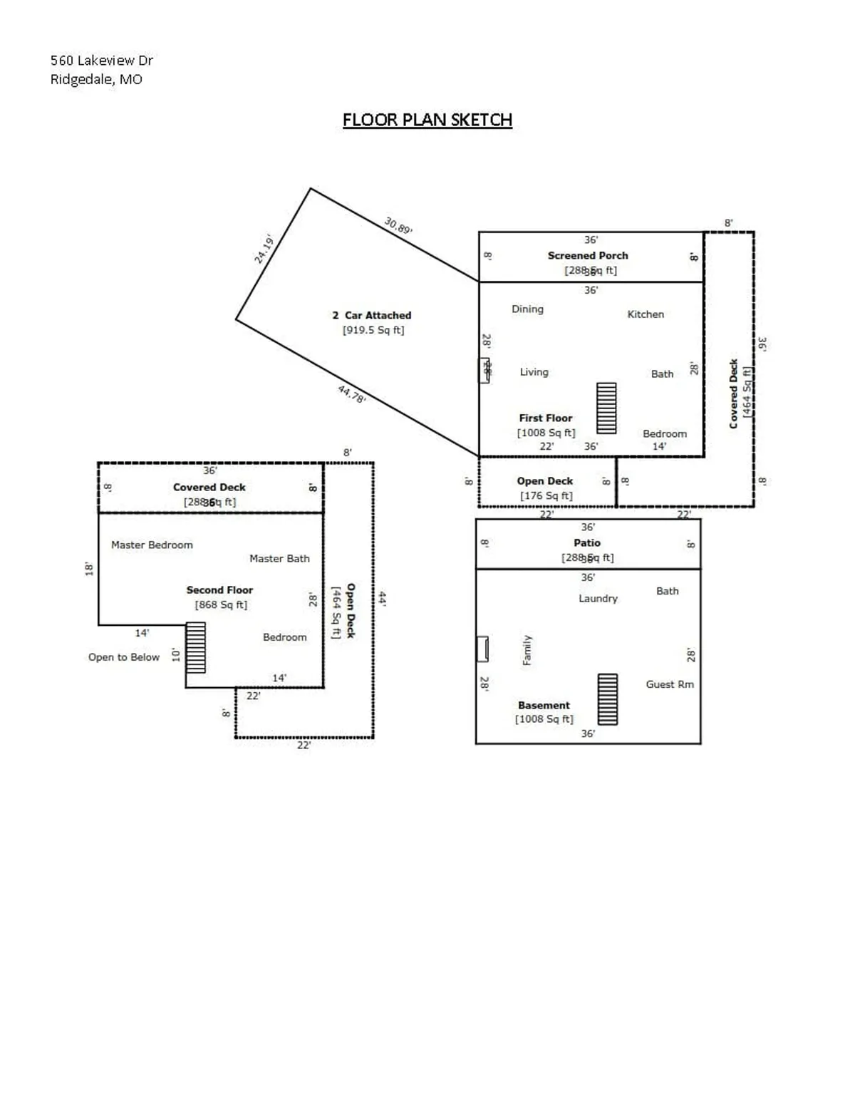 An inviting view of the open-plan main level, featuring a bright dining area, spacious living room, and access to outdoor spaces like a screened porch and patio. The layout highlights the seamless flow between indoor and outdoor living, with natural light streaming in.